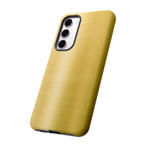 Gold Metal Android Case (Protective) Phone Case