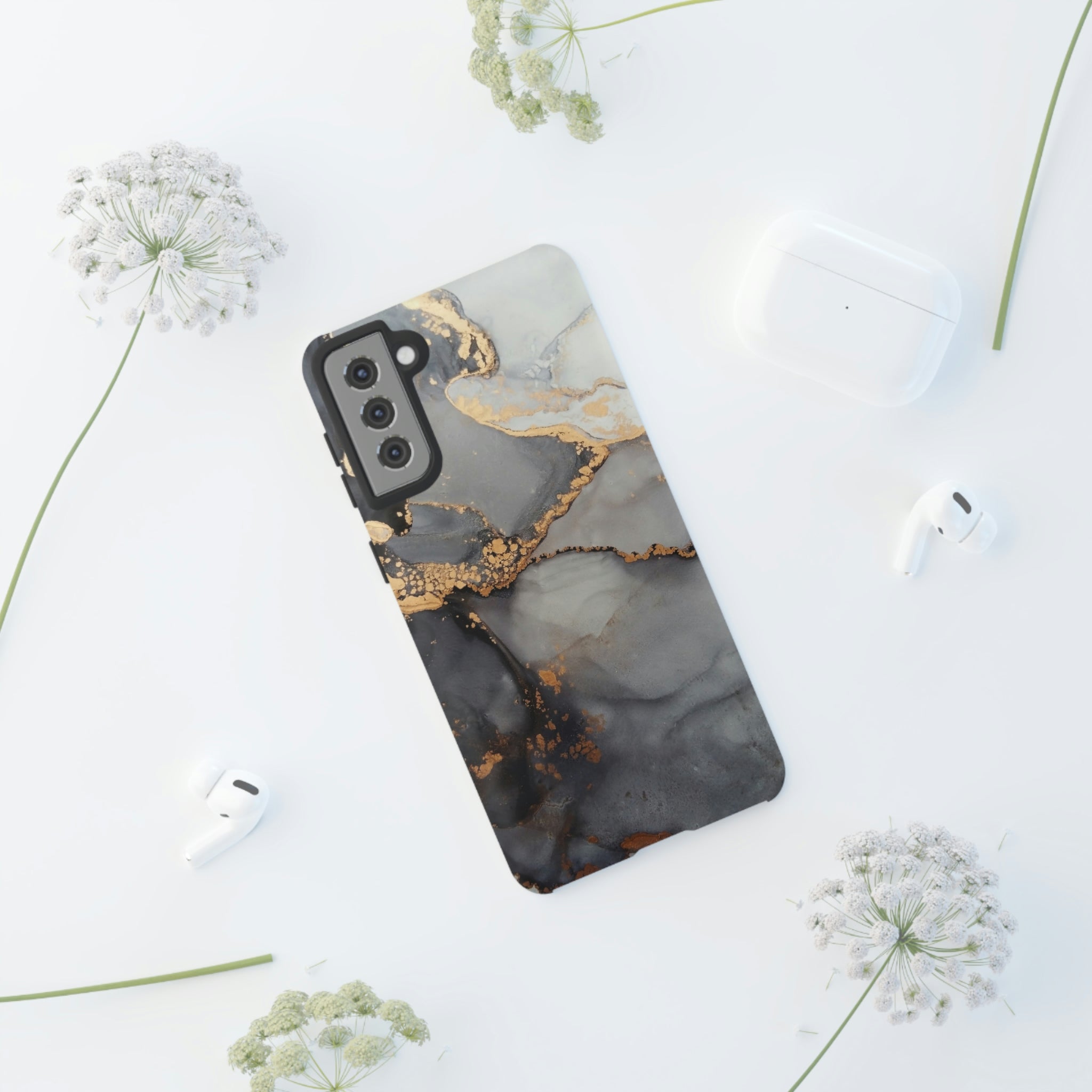 Grey Marble Android Case (Protective) Phone Case