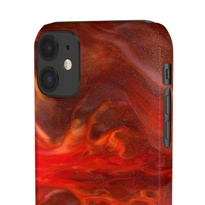 CASEBOB Phone Case Warm Flames Ink Art iPhone Case (Slim)