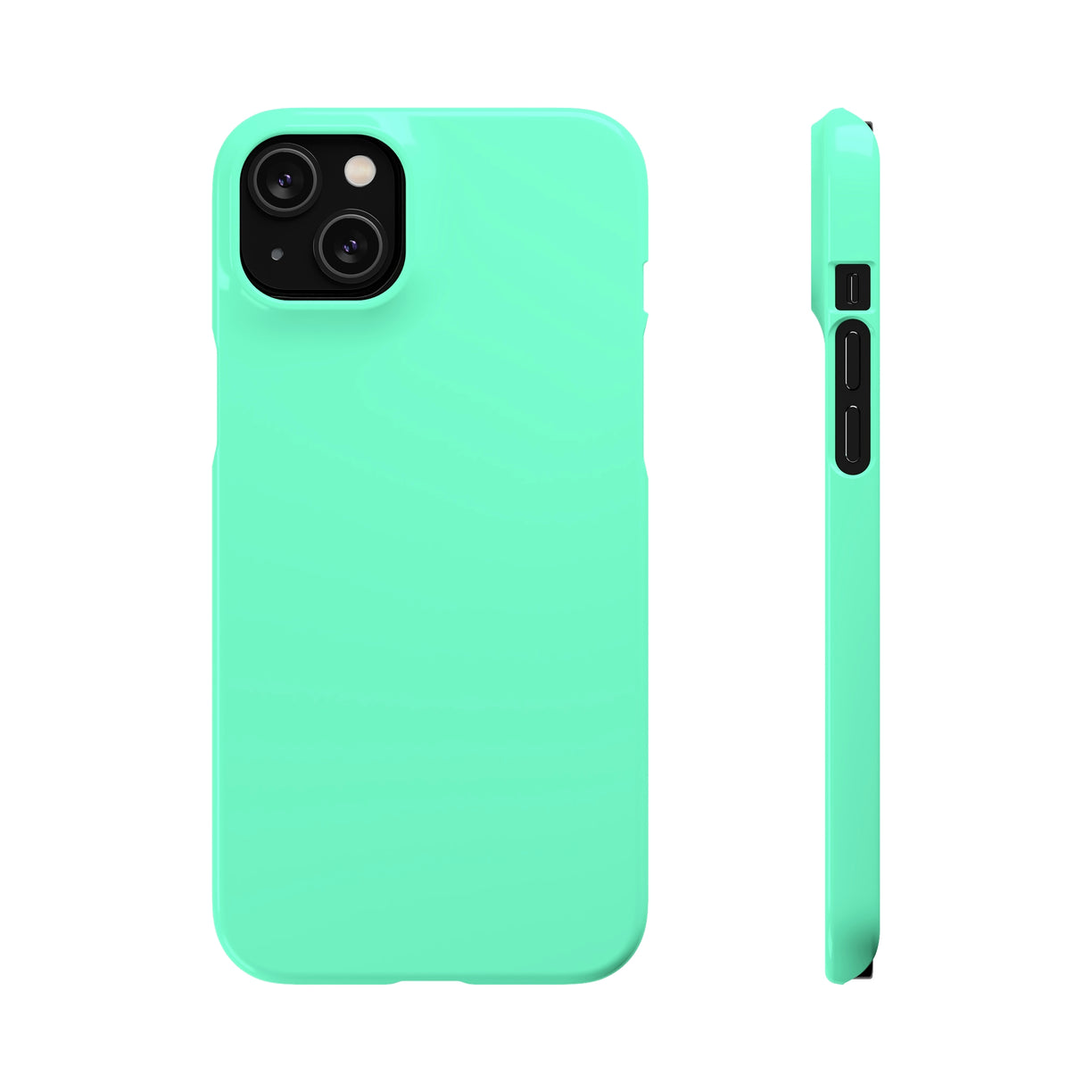 Aquamarine iPhone Case (Slim) iPhone 14 Plus Glossy Phone Case