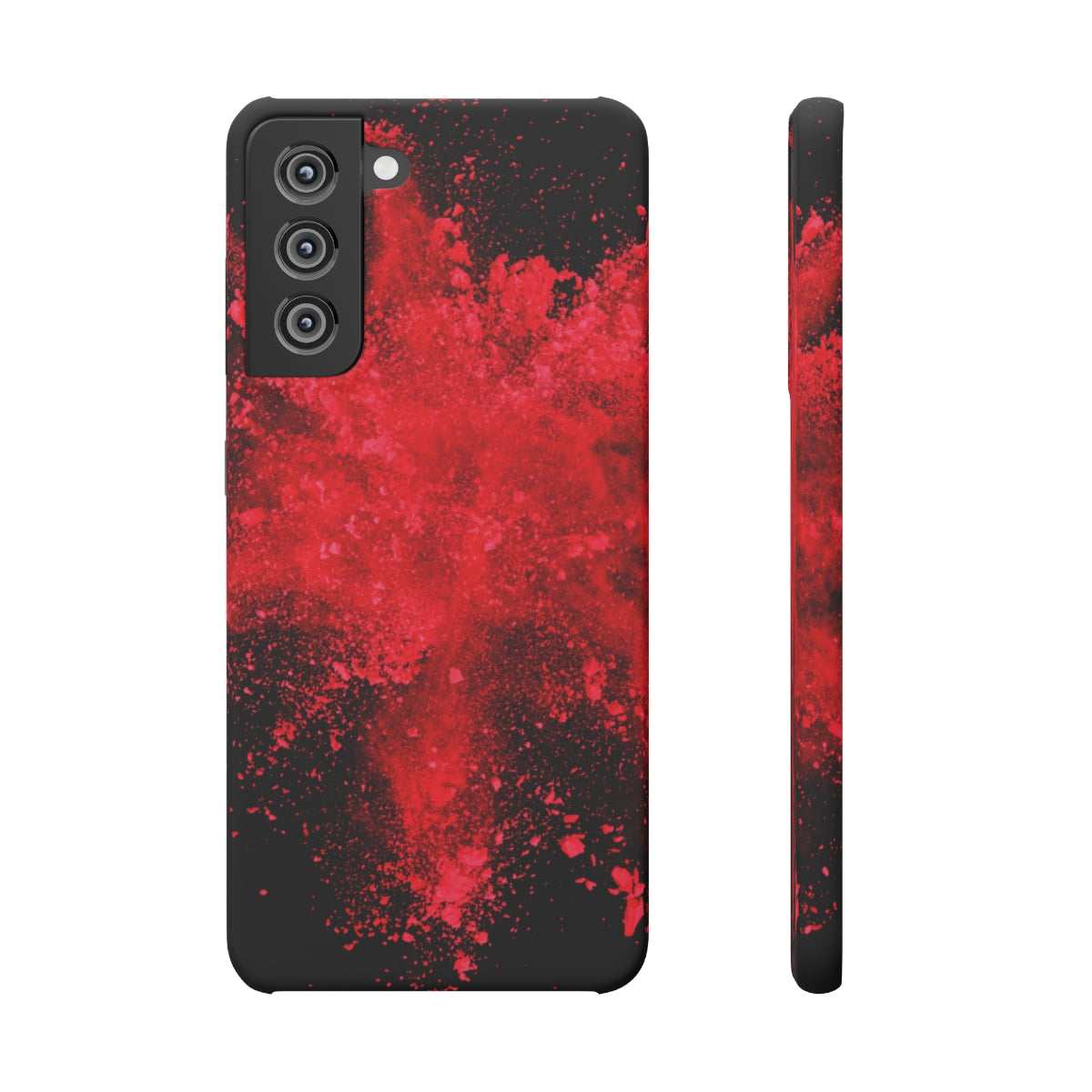 Red Explosion Samsung Case (Slim) Samsung S21 FE Matte Phone Case