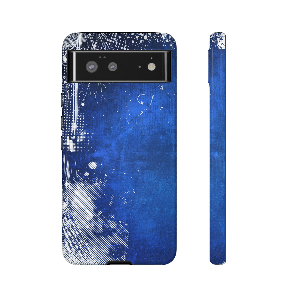 Grunge Blue Android Case (Protective) Google Pixel 6 Glossy Phone Case