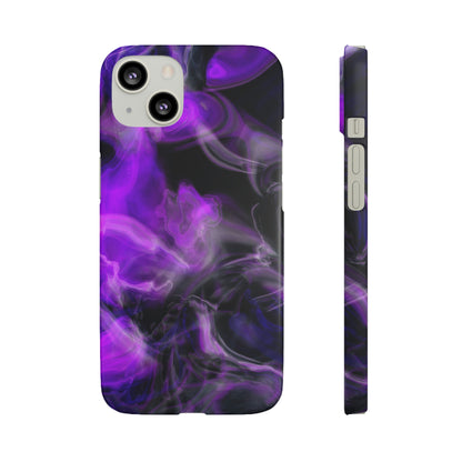 Purple Marble iPhone Case (Slim) iPhone 13 Matte Phone Case