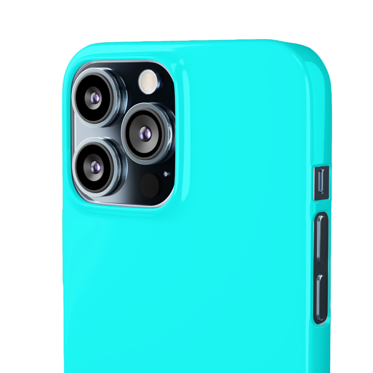 Aqua Blue iPhone Case (Slim) Phone Case