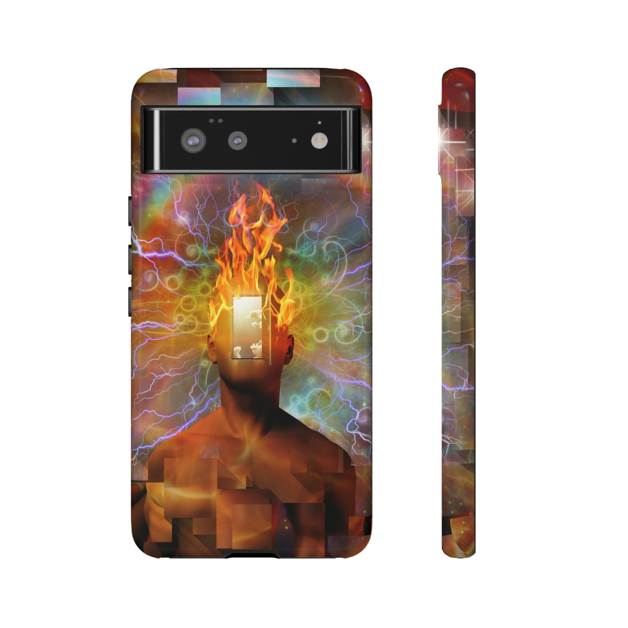 Burning Mind Android Case (Protective) Google Pixel 6 Glossy Phone Case