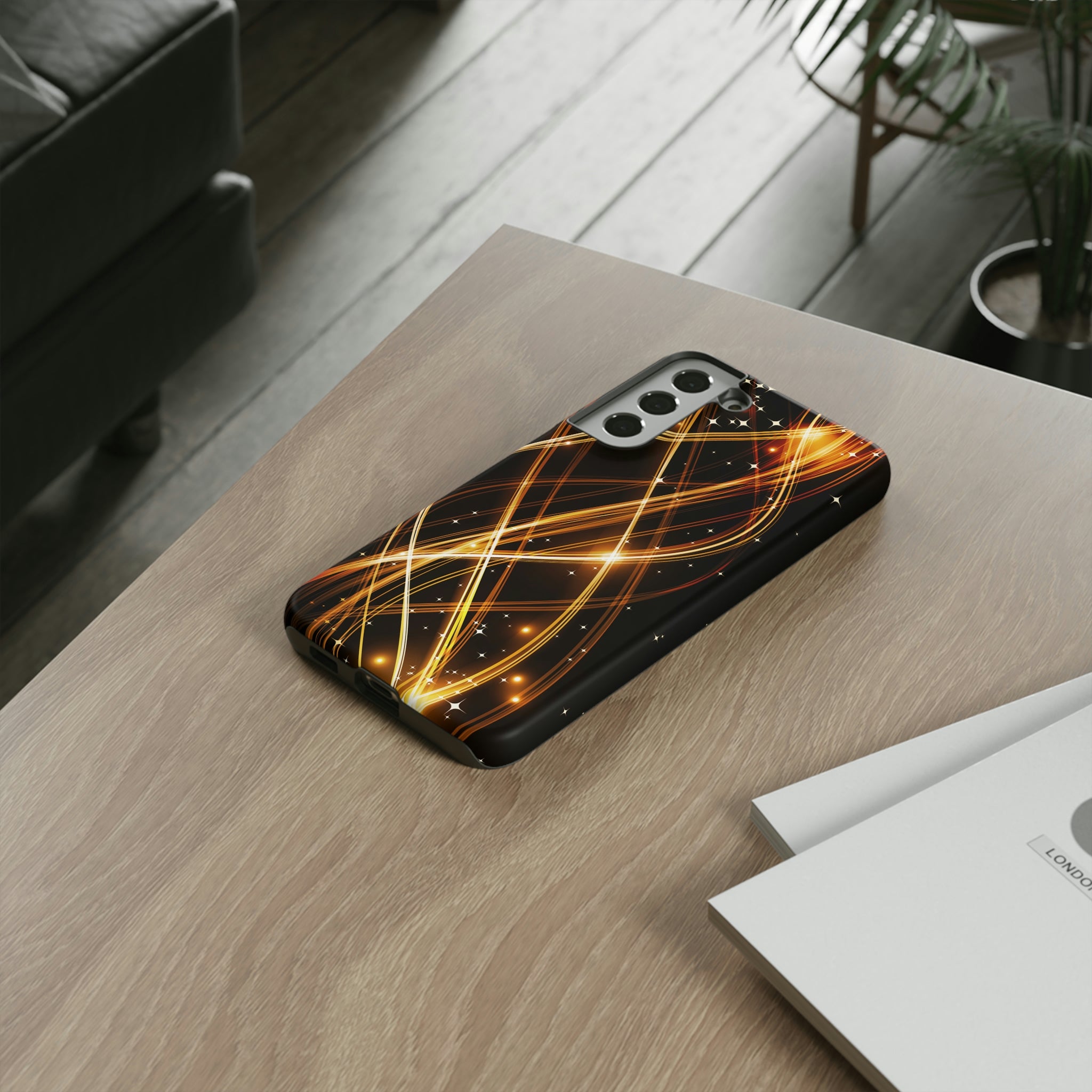 Golden Lines Android Case (Protective) Phone Case