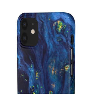 Green Opal Ink Art iPhone Case (Slim) Phone Case