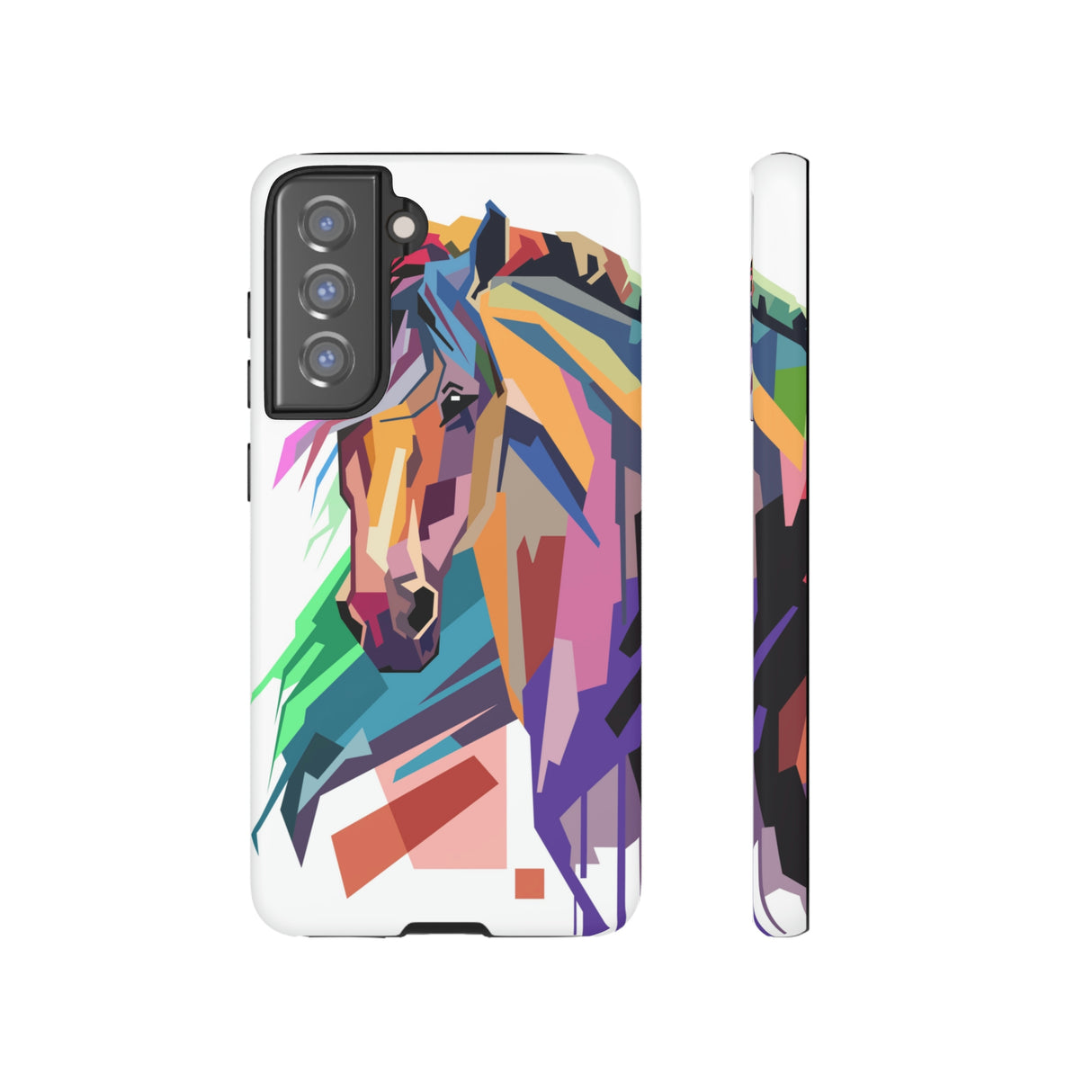 Illustration Horse Android Case (Protective) Samsung Galaxy S21 FE Matte Phone Case