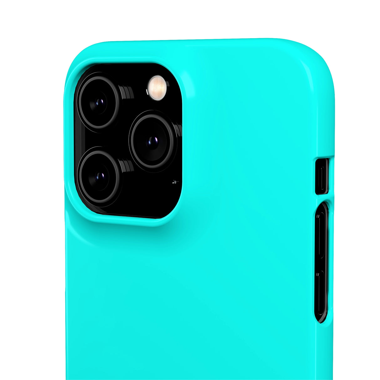 Flourescent Blue iPhone Case (Slim) Phone Case