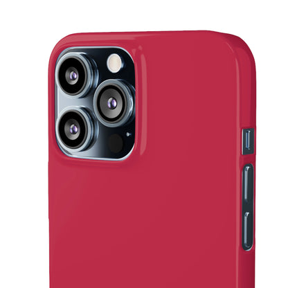 Bright Maroon iPhone Case (Slim) Phone Case