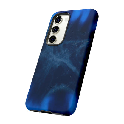 Blue Space Ink Art Android Case (Protective) Phone Case