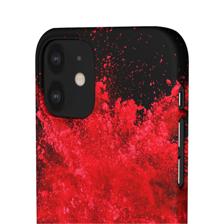 Red Explosion iPhone Case (Slim) Phone Case