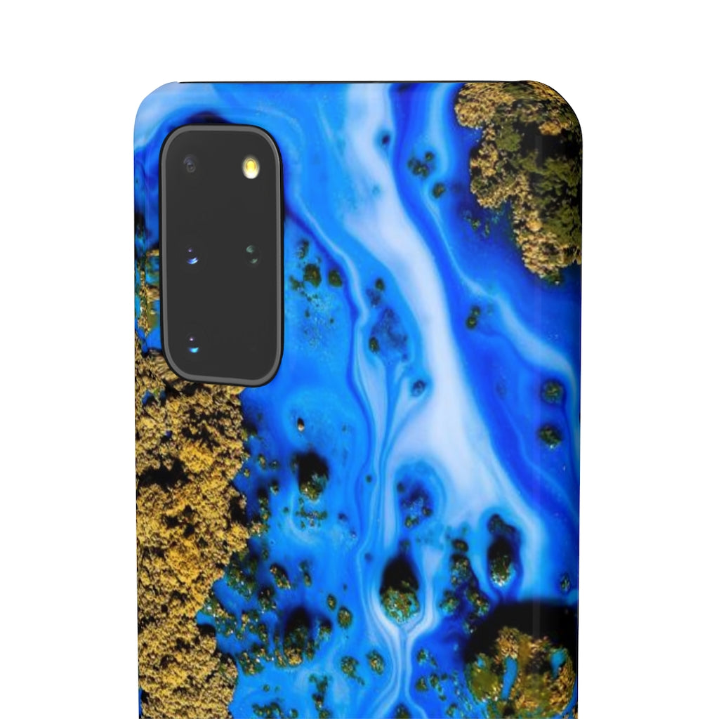 Blue River Ink Art Android Case (Slim) Phone Case