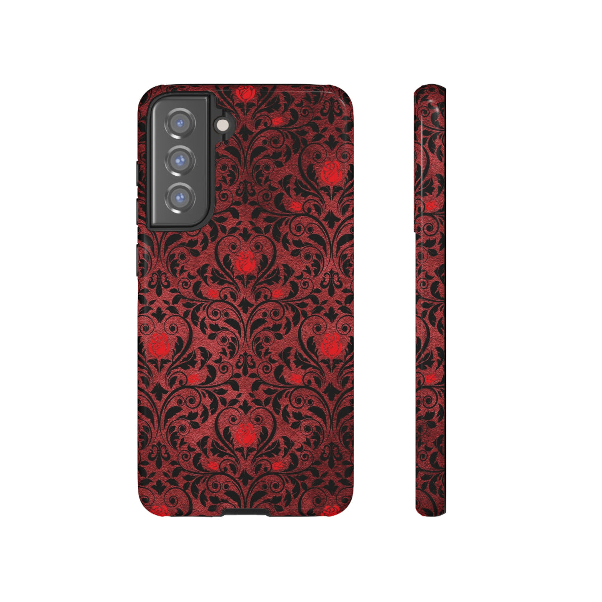 Fornge Gothic Flower Samsung Case (Protective) Samsung Galaxy S21 FE Glossy Phone Case