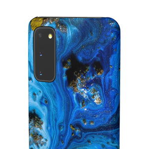 Blue Ice Melt Ink Art Android Case (Slim) Phone Case