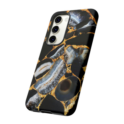 Dark Agate Marble Android Case (Protective) Phone Case