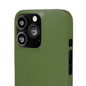 Dark Olive Green iPhone Case (Slim) Phone Case