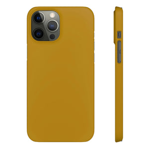 Dark Goldenrod iPhone Case (Slim) iPhone 12 Pro Max Matte Phone Case