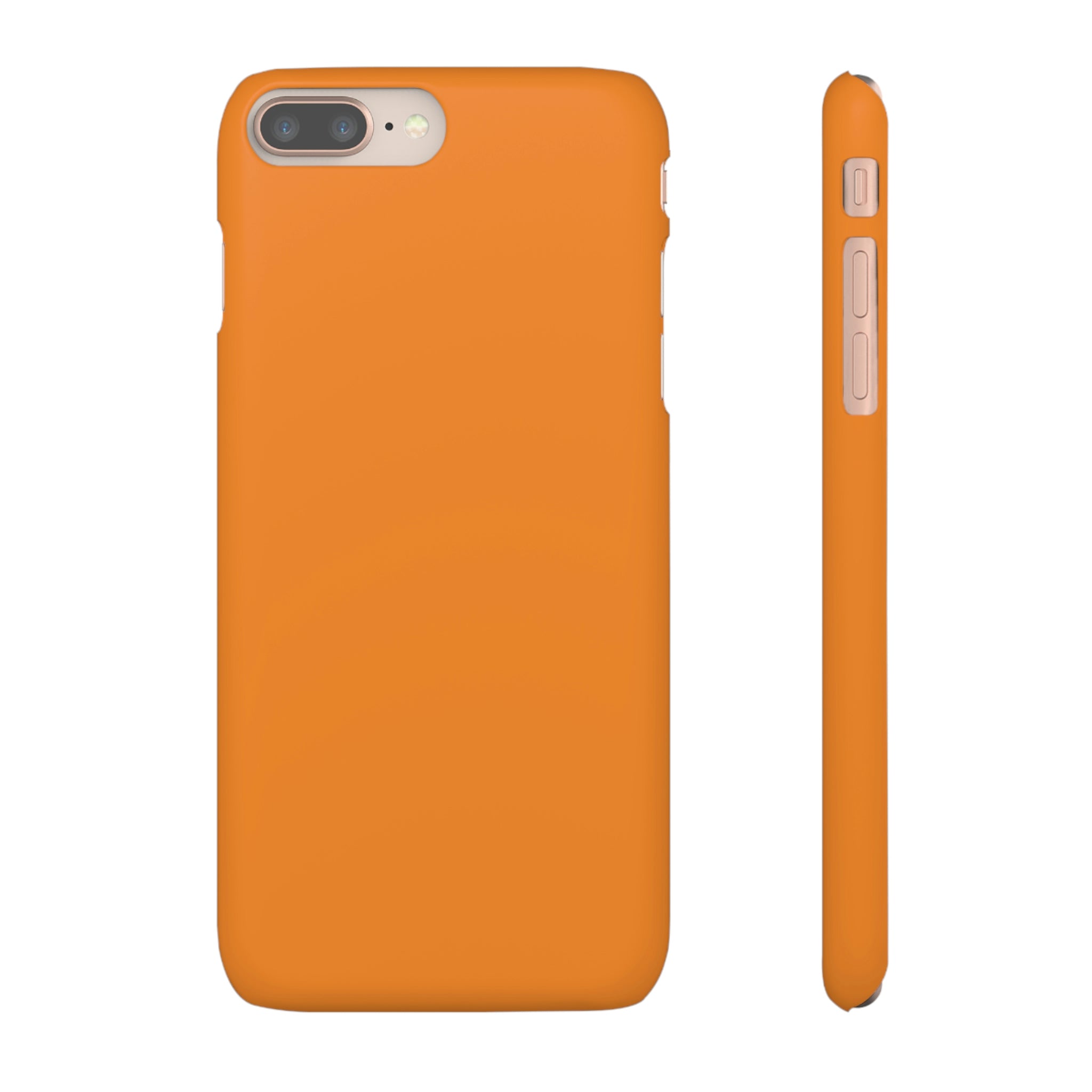 Cadmium Orange iPhone Case (Slim) iPhone 8 Plus Matte Phone Case