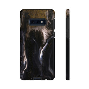 Piano Black Ink Art Android Case (Protective) Samsung Galaxy S10E Glossy Phone Case