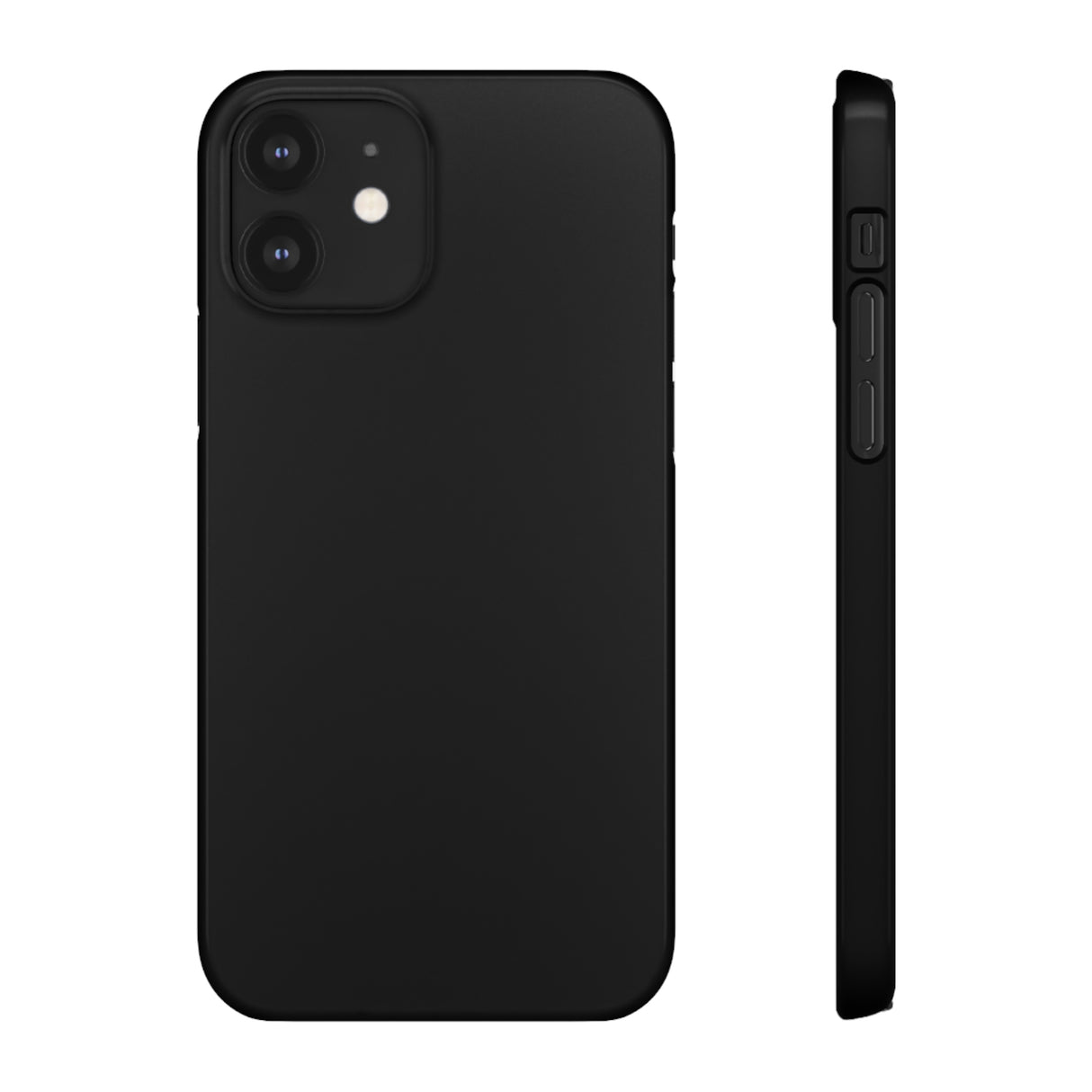 Black iPhone Case (Slim) iPhone 12 Glossy Phone Case