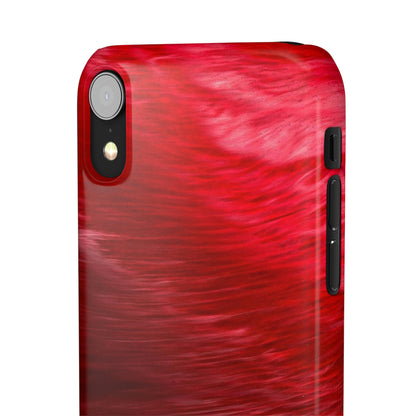 Red Feather Ink Art iPhone Case (Slim) Phone Case