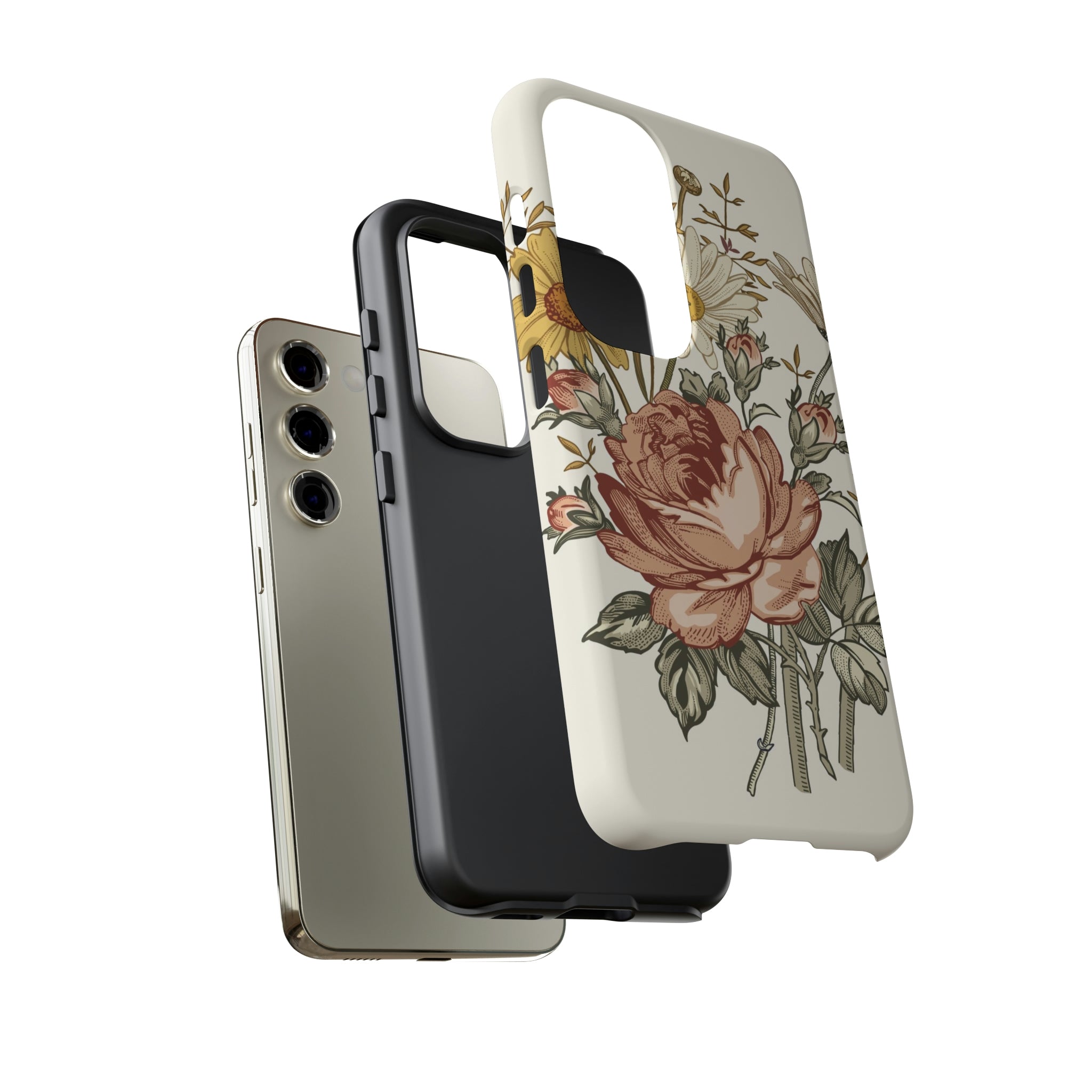 Bouquet Vintage Flower Samsung Case (Protective) Phone Case