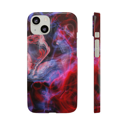 Red Marble iPhone Case (Slim) iPhone 13 Glossy Phone Case