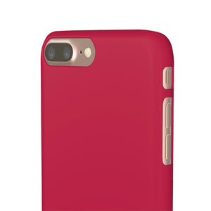 Bright Maroon iPhone Case (Slim) Phone Case