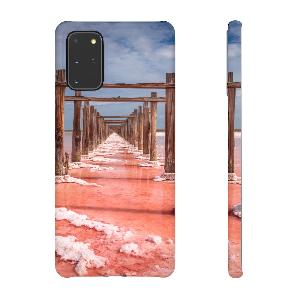 Pink Color of Salt Lake Samsung/iPhone (Slim) Phone Case