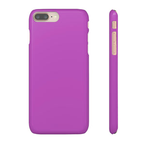 Deep Fuchsia Purple iPhone Case (Slim) iPhone 8 Plus Glossy Phone Case