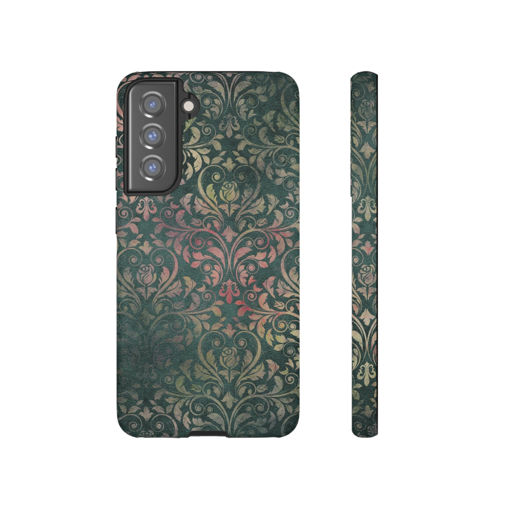 Rogruela Gothic Flower Samsung Case (Protective) Samsung Galaxy S21 FE Matte Phone Case