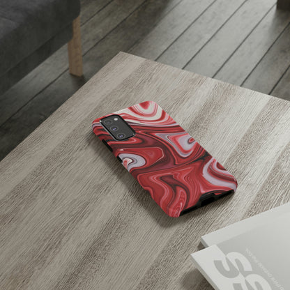 Red White Liquid Android Case (Protective) Phone Case