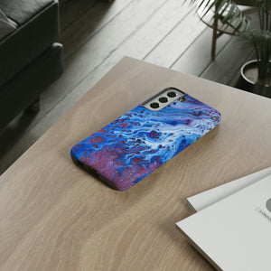 Ice Blue River Ink Art Android Case (Protective) Phone Case