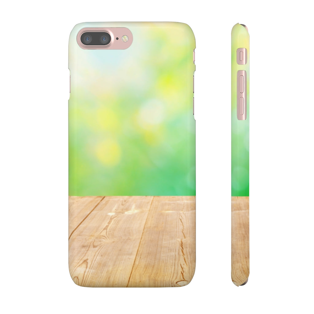 Summer Background With Wooden Pier Samsung/iPhone (Slim) Phone Case