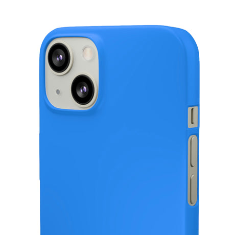 Dodger Blue iPhone Case (Slim) Phone Case