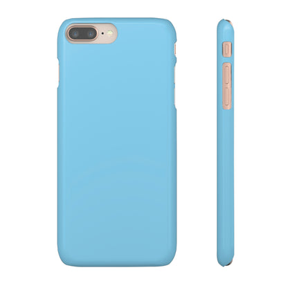 Baby Blue iPhone Case (Slim) iPhone 8 Plus Glossy Phone Case