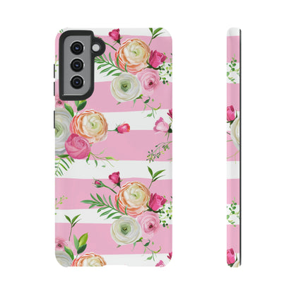 Pink Roses Android Case (Protective) Samsung Galaxy S21 Plus Matte Phone Case