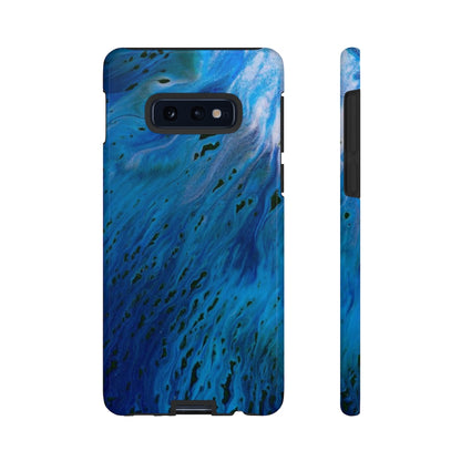 Blue River Ink Art Android Case (Protective) Samsung Galaxy S10E Glossy Phone Case