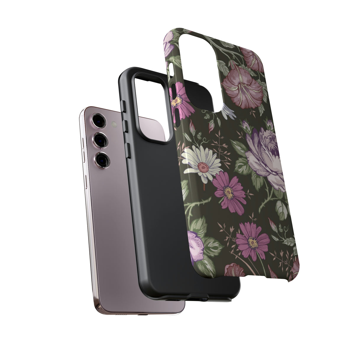 Purple Rose Vintage Flower Samsung Case (Protective) Phone Case