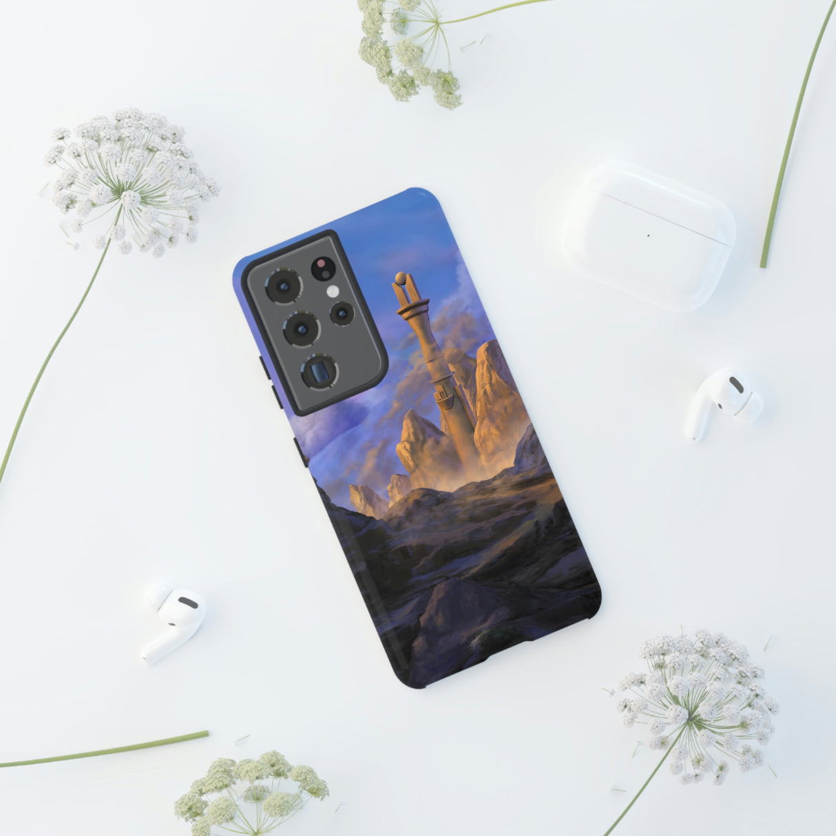 Mysterious Tower Android Case (Protective) Phone Case