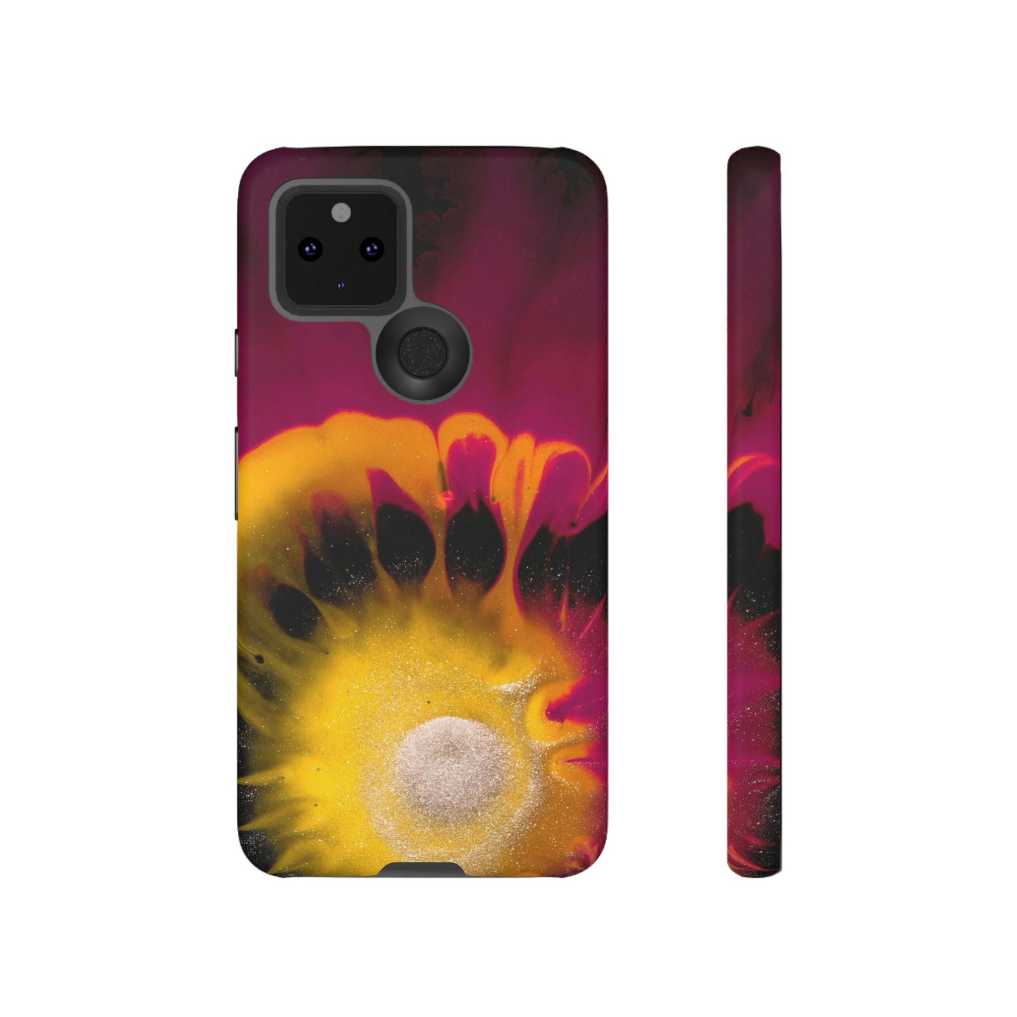 Deep Purple Ink Art Android Case (Protective) Google Pixel 5 5G Matte Phone Case