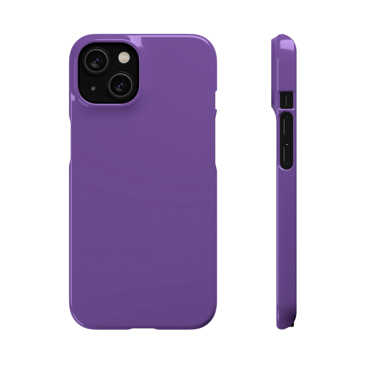 Dark Lavender iPhone Case (Slim) iPhone 14 Glossy Phone Case