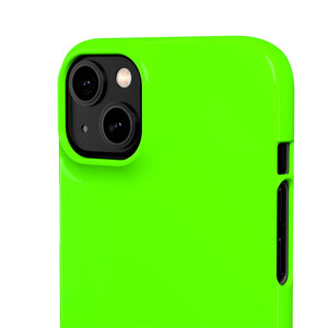 Bright Green iPhone Case (Slim) Phone Case