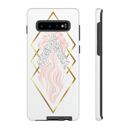 Gold Rhombus Android Case (Protective) Samsung Galaxy S10 Plus Glossy Phone Case