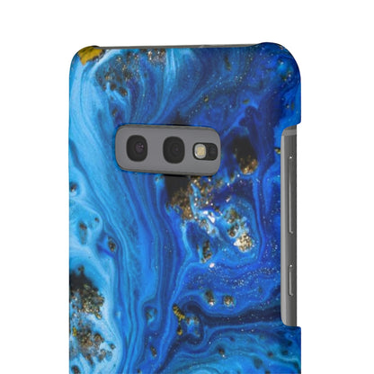 Blue Ice Melt Ink Art Android Case (Slim) Phone Case