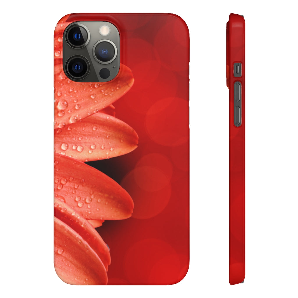 Red Spring Flower Samsung/iPhone (Slim) Phone Case