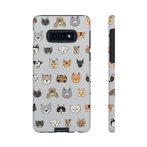 Cats n Dogs Pattern Android Case (Protective) Samsung Galaxy S10E Matte Phone Case