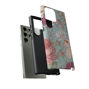 Hibiscus Vintage Flower Samsung Case (Protective) Phone Case