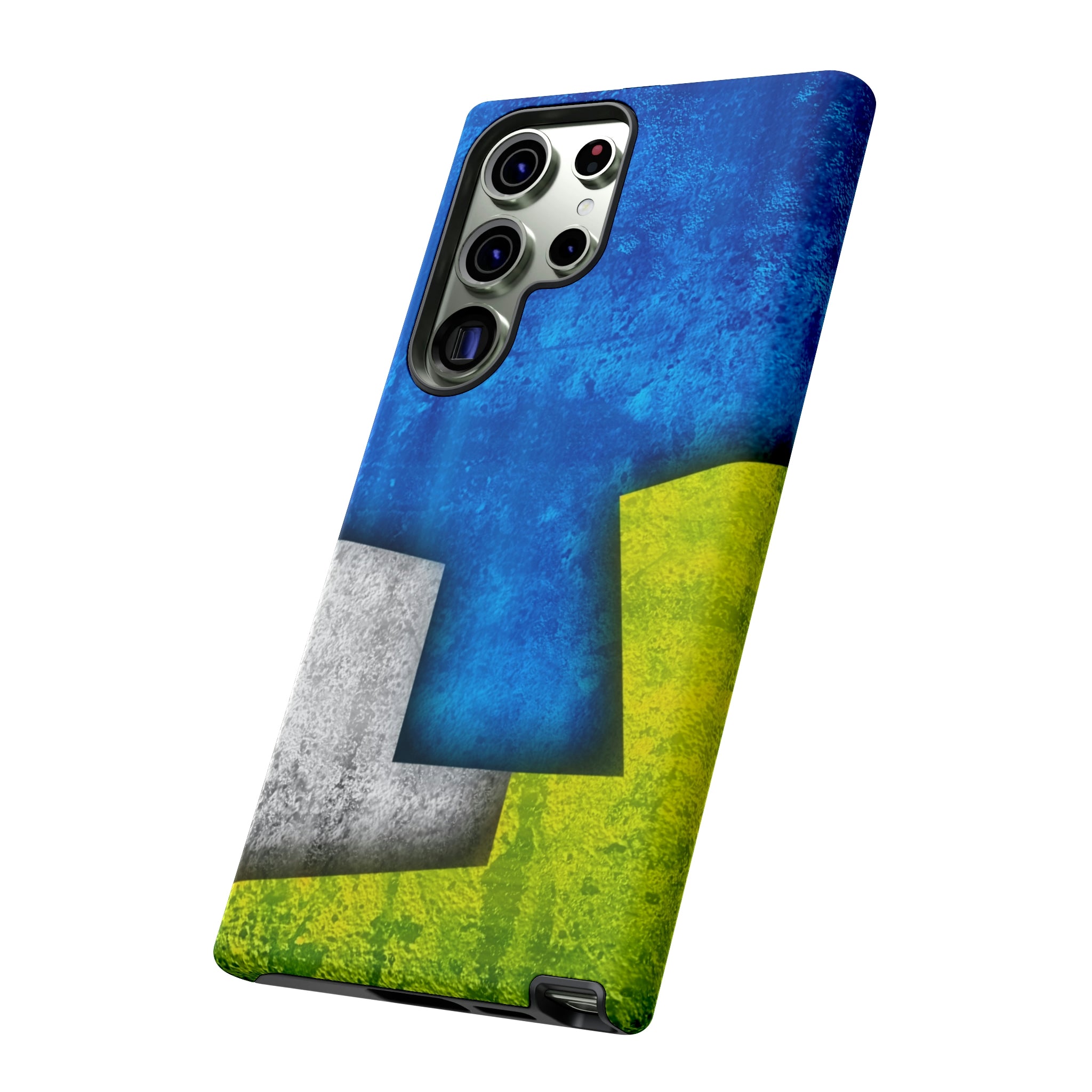 Blue Abstract Art Android Case (Protective) Phone Case